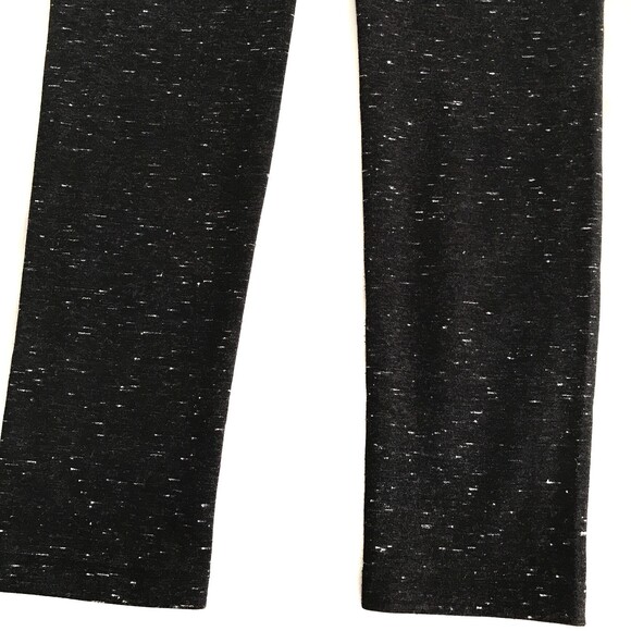 SOLD!!  Lou & Grey Small Heather Black Speckled Stripe Leggings - Picture 8 of 11